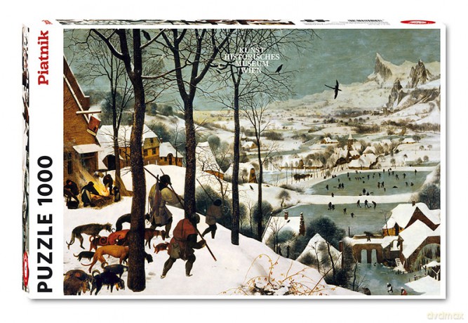 PIATNIK 1000 el. Bruegel myśliwi na śniegu [PUZZLE]