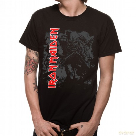 Iron Maiden: Hi Contrast Trooper, Black, Men's, (XL) [T-Shirt]