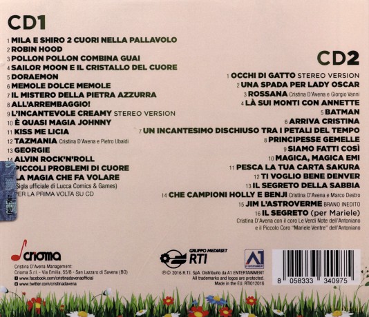 D'Avena Cristina: #Le Sigle Piu' Belle [2CD]