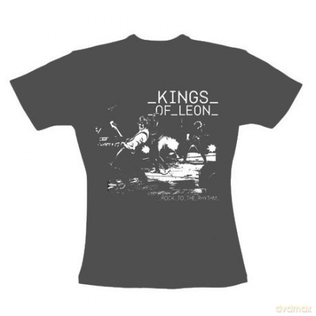 Kings Of Leon: Rhythm, Charocal, Womens, (L) [T-Shirt]
