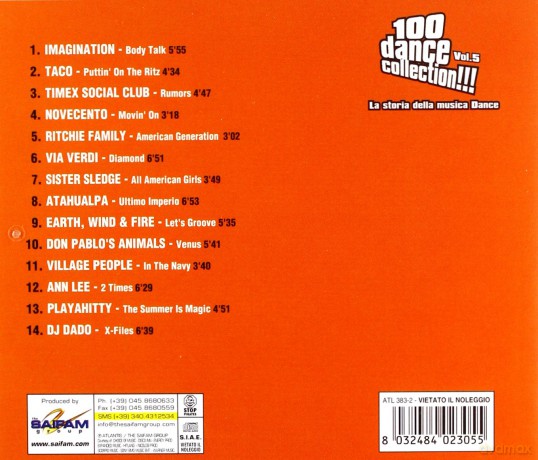 100 Dance Collection!!! Vol. 5 [CD]