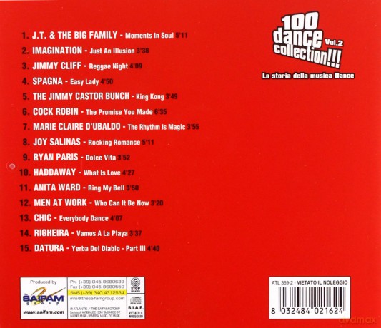 100 Dance Collection!!! Vol.2 [CD]