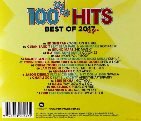 100% Hits - Best Of 2017 So Far [CD]