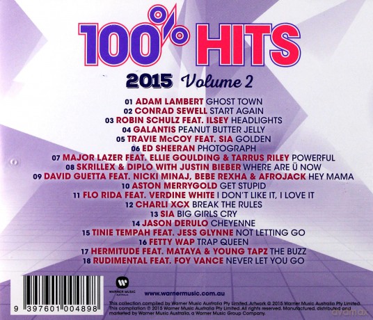 100% Hits 2015 Volume 2 [CD]