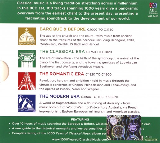 1000 Years of Classical Music [8CD]