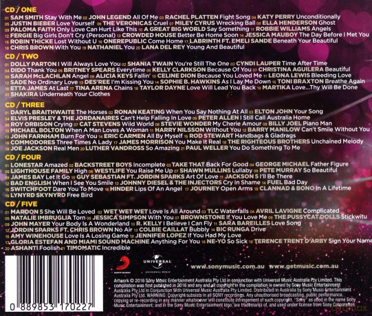 101 Greatest Ballads [5CD]