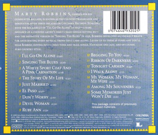 Marty Robbins: 16 Biggest Hits [CD]