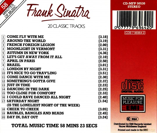 Frank Sinatra: 20 Classic Tracks [CD]