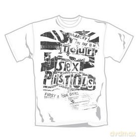 Sex Pistols: Flag White, Men's, (M) [T-Shirt]