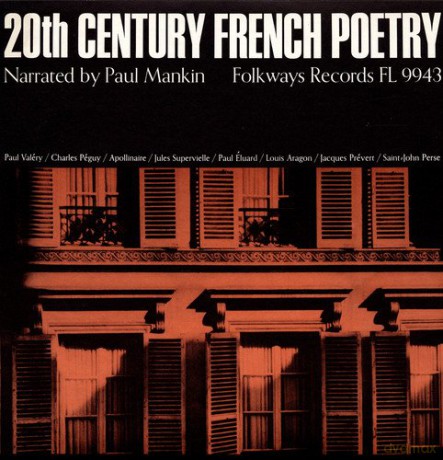 Paul A. Mankin: 20th Century French Poetry [CD]