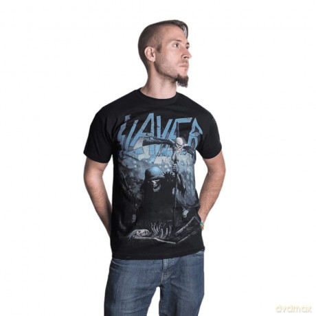 Slayer: Soldier Cross, Black, Men's, (L) [T-Shirt]