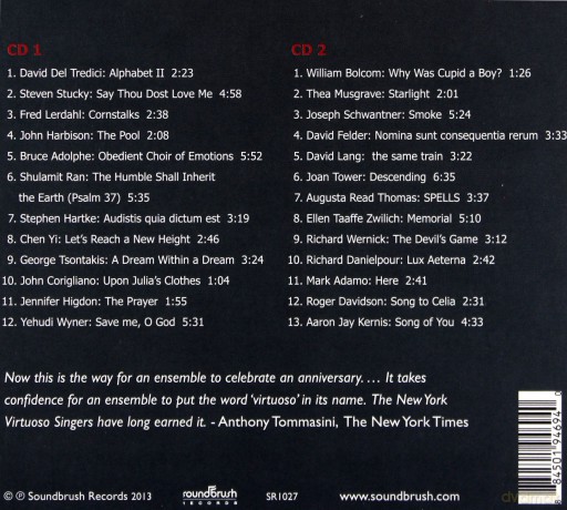New York Virtuoso Singers: 25 X 25: 25 Premieres for 25 Years [2CD]