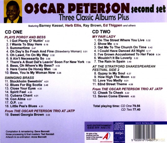 Oscar Peterson: 3 Classic Albums Plus [2CD]