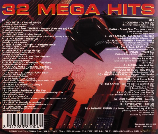 32 Mega Hits [2CD]