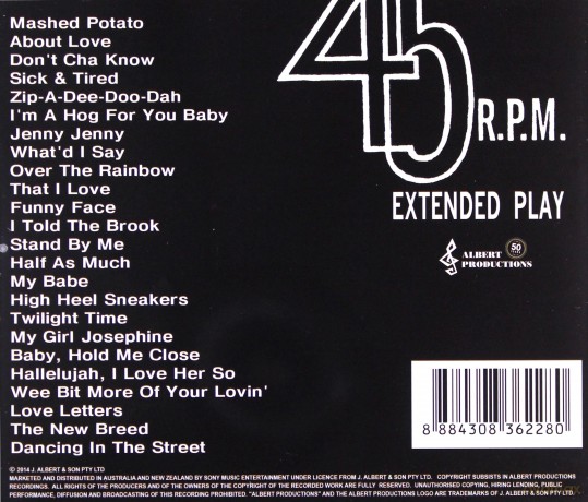 Billy Thorpe: 45 r.p.m. Extended Play [CD]