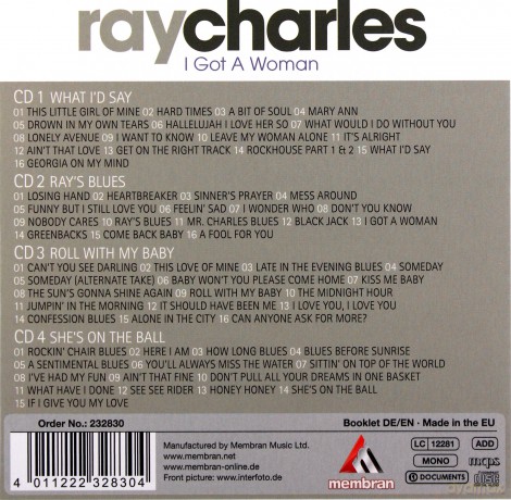 Ray Charles: 4cd Set [4CD]