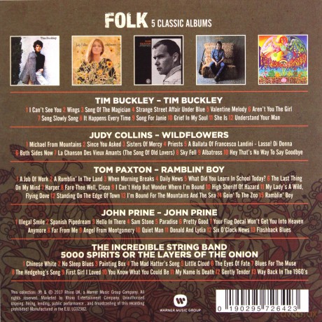 5 Classic Albums: Folk [5CD]