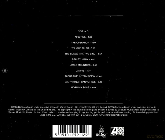 Charlotte Gainsbourg: 5:55 [CD]
