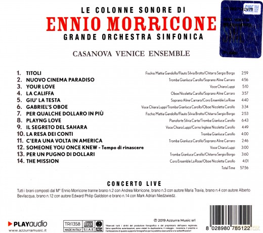 Ennio Morricone: 60 Anni Di Morricone [CD]