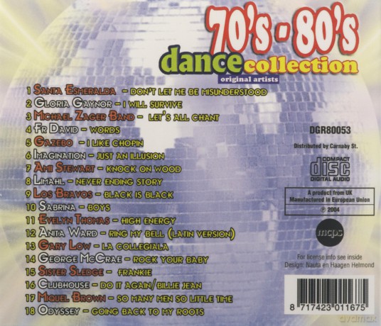 70'S - 80'S Dance Collection [CD]