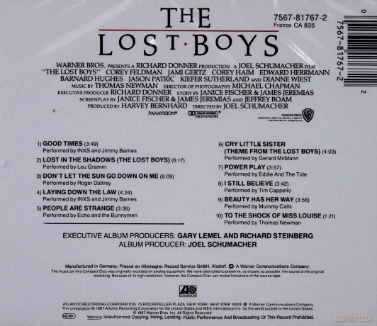 The Lost Boys soundtrack (Straceni Chłopcy) [CD]