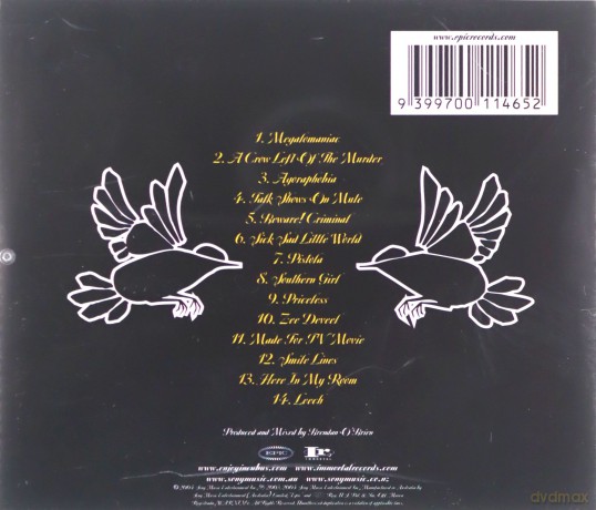 Incubus: A Crow Left of the Murder [CD]