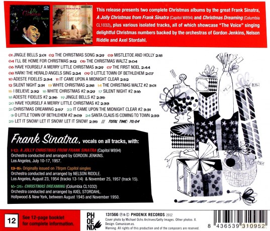 Frank Sinatra: A Jolly Christmas From + Christmas Dreaming [CD]