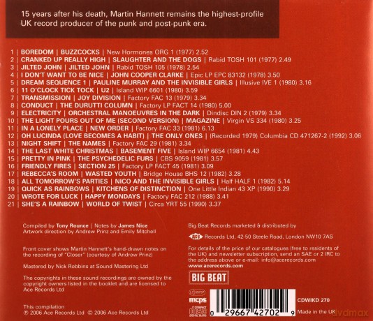 Zero: A Martin Hannett Story [CD]