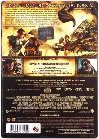 Starcie Tytanów (Zmierzch Tytanów) (steelbook) [2DVD]