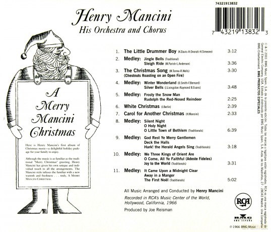 Henry Mancini: A Merry Mancini Christmas [CD]