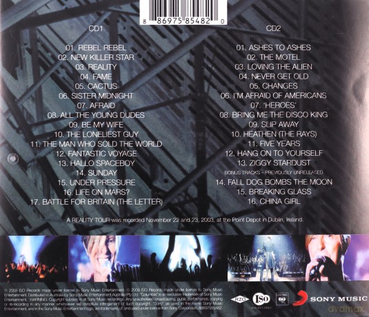 David Bowie: A Reality Tour [2CD]