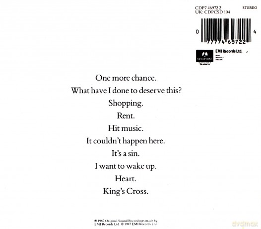 Pet Shop Boys: Actually [CD]