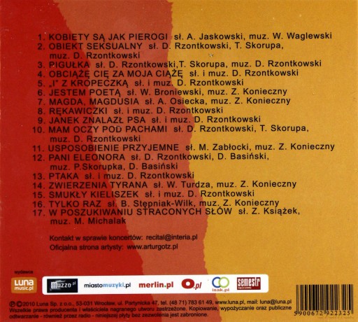 Artur Gotz: Obiekt Seksualny [CD]