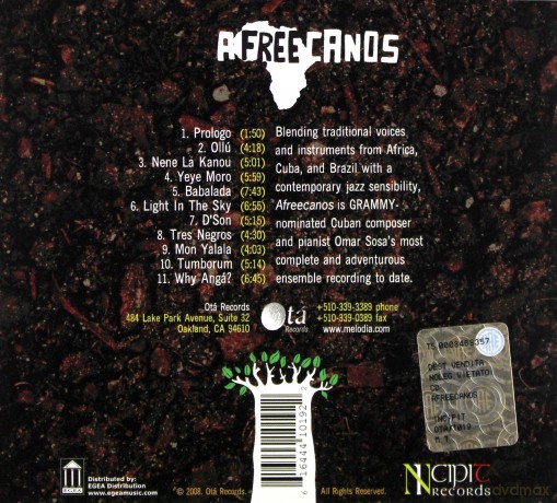 Omar Sosa: Afreecanos [CD]