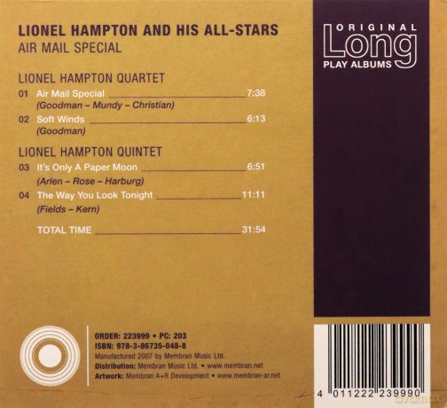 Lionel Hampton: Air Mail Special [CD]