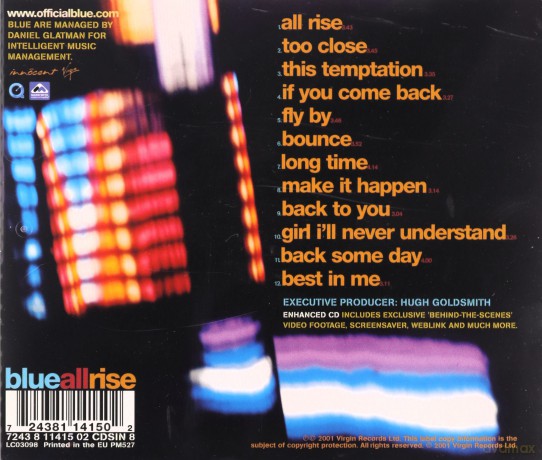 Blue: All Rise [CD]