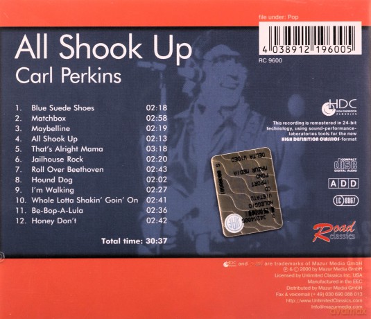 Carl Perkins: All Shook Up [CD]