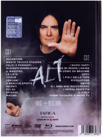 Renato Zero: Alt In Tour [4CD]