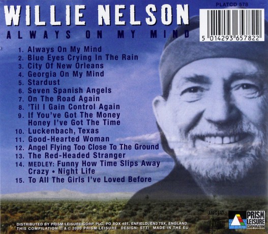 Willie Nelson: Always On My Mind [CD]