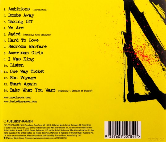 One Ok Rock: Ambitions [CD]