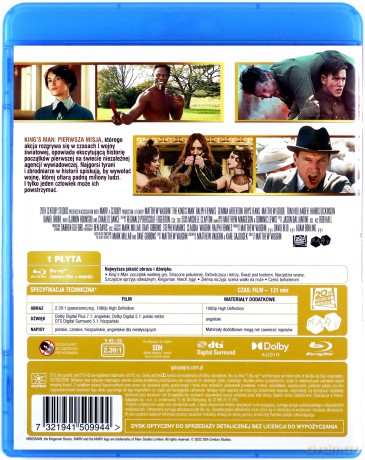 King's Man: Pierwsza misja [Blu-Ray]