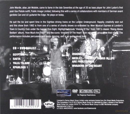 Jah Wobble: Access All Areas [2CD]+[DVD]