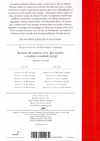 Enrico Gatti - Ensemble Aurora: Antonio Vivaldi - Venice. Vivaldi And The Sonatas (Super Deluxe) [2CD]
