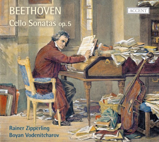 Zipperling - Vodenitcharov: Beethoven - Cello Sonatas Op.5 - 12 Variations [CD]
