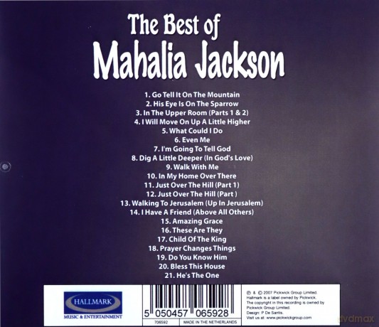 Mahalia Jackson: Best Of Mahalia Jackson [CD]