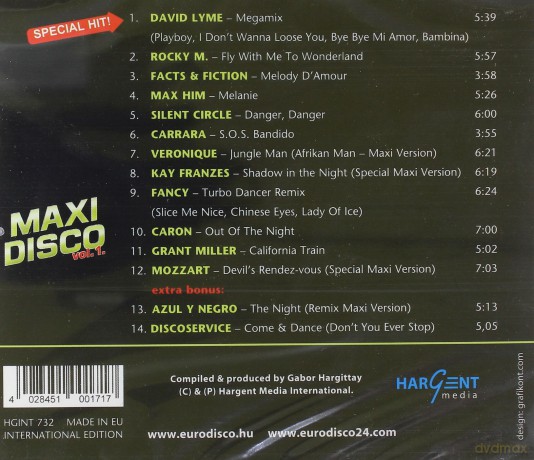 Maxi Disco vol.1 [CD]