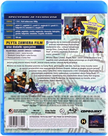 Camp Rock 2: Wielki Finał [Blu-Ray]