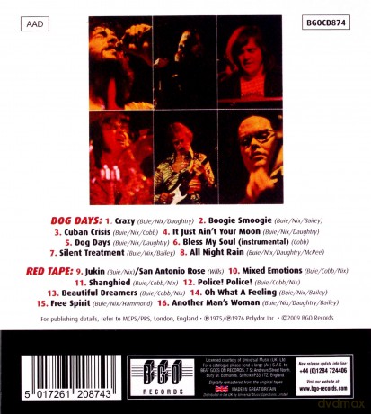 Atlanta Rhythm Section: Dog Days / Red Tape [CD]