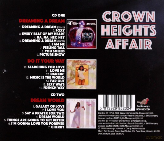 Crown Heights Affair: Dreaming A Dream / Do It Your Way / Dream World [2CD]
