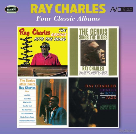 Ray Charles: Four Classic Albums (The Genius Hits The Road / The Genius Sings The Blues / The Genius After Hours / Genius + Soul = Jazz) [2CD]